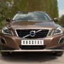 Защита переднего бампера d42 секции RUSSTAL Volvo XC 60 (2008-2013)