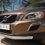 Защита переднего бампера d63 секции RUSSTAL Volvo XC 60 (2008-2013)
