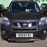 Защита переднего бампера d63 RUSSTAL Nissan X-Trail (2011-2014)