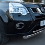 Защита переднего бампера d76х42 RUSSTAL Nissan X-Trail (2011-2014)