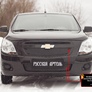 Зимняя заглушка решетки радиатора и переднего бампера Chevrolet Cobalt седан (2013-2020)