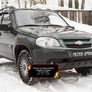 Зимняя заглушка решётки переднего бампера Chevrolet Niva Bertone (2009-2020)