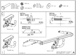 Фаркоп оцинкованный с быстросъемным шаром Galia для Audi A3 хетчбек (2012-)