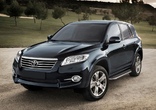 Пороги алюминиевые Premium Toyota Rav 4 (2006-2013)