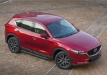 Пороги алюминиевые Black Mazda CX-5 (2017-2024)