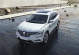 Пороги алюминиевые Black Renault  Koleos (2017-2023)