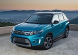 Пороги алюминиевые Black Suzuki  Vitara (2015-2024)