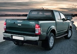 Пороги алюминиевые Premium Toyota Hilux (2005-2015)