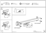 Фаркоп оцинкованный Galia для BMW X3 (2004-2010)