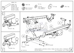 Фаркоп оцинкованный с быстросъемным шаром Galia для Citroen SpaceTourer (2016-2024)