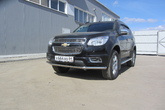 Защита переднего бампера d57 Chevrolet Trailblazer (2012-2020)