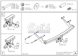 Фаркоп оцинкованный Galia для Renault Logan (2014-2024)