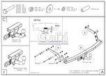 Фаркоп оцинкованный Galia для Renault Sandero Stepway (2014-2024)