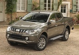 Пороги алюминиевые Bmw-Style Mitsubishi L200 (2006-2024)