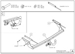 Фаркоп оцинкованный Galia для Ford Focus универсал (2004-2011)