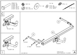 Фаркоп оцинкованный Galia для Ford B-Max (2012-)