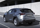 Пороги алюминиевые Black new Lexus NX (2014-2019)