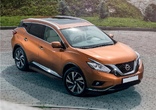 Пороги алюминиевые Black new Nissan Murano (2016-2023)