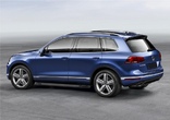 Пороги алюминиевые Black new Volkswagen  Touareg / Touareg, R-Line (2010-2014)