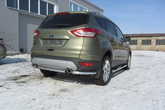 Защита заднего бампера d57 Ford Kuga (2013-2016)