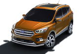 Защита переднего бампера d57 Ford Kuga (2016-2020)