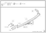 Фаркоп оцинкованный Galia для Hyundai i20 (2008-2014)