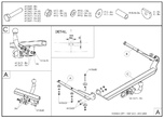 Фаркоп оцинкованный Galia для Honda City (2008-2013)