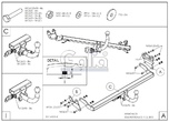 Фаркоп оцинкованный Galia для Hyundai i20 (2014-)