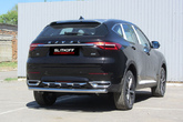 Защита заднего бампера d57 Haval F7x (2019-2021)