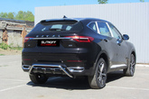 Защита заднего бампера d42 скоба Haval F7x (2019-2021)