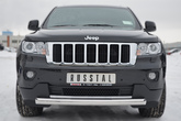 Защита переднего бампера d76 дуга RUSSTAL Jeep Grand Cherokee (2012-2022)