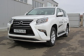 Защита переднего бампера d57 Lexus GX 460 (2013-2020)