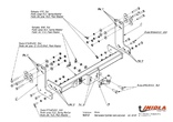 Фаркоп Imiola для Mercedes Sprinter шасси, одинарные колеса (1995-2006)