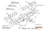 Фаркоп Imiola для Mercedes Sprinter 3650 мм, 4320 мм фургон со ступенькой (2006-2024)