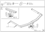 Фаркоп оцинкованный Galia для Mazda 3 (2009-2013)