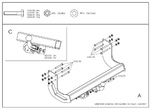 Фаркоп оцинкованный Galia для Mercedes Sprinter без ступеньки (2006-2024)