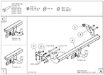 Фаркоп оцинкованный Galia для Mitsubishi ASX (2010-)