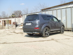 Защита заднего бампера d57 Mitsubishi Outlander XL (2007-2010)