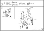 Фаркоп оцинкованный Galia для Nissan Pathfinder (2004-2014)