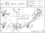 Фаркоп оцинкованный Galia для Nissan Qashqai (2007-)