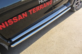 Защита порогов d57 труба Nissan Terrano (2014-2023)