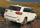 Защита заднего бампера d57+d57 Jeep Grand Cherokee (2013-2022)