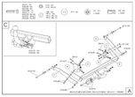 Фаркоп оцинкованный Galia для Renault Scenic (1996-2003)