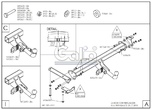 Фаркоп оцинкованный Galia для Land Rover Freelander (2008-2014)