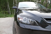 Реснички на передние фары вариант 2 Mazda 3 хэтчбэк (2003-2009)