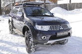 Расширители колёсных арок вынос 60 мм вариант 1 Mitsubishi Pajero Sport (2007-2014)