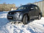 Защита переднего бампера d57 Suzuki Grand Vitara (2005-2008)