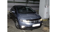 Дефлектор капота SIM для Honda Civic хэтчбек  (2005-2011)