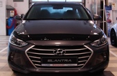 Дефлектор капота SIM для Hyundai Elantra (2016-2019) 