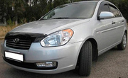 Дефлектор капота SIM для Hyundai Verna (2006-2009) 